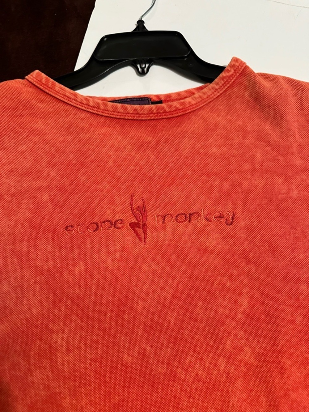 Stone Monkey Lightweight Sweatshirt Mens L/XL Burnt Orange Long Sleeve Crewneck - Picture 7 of 14